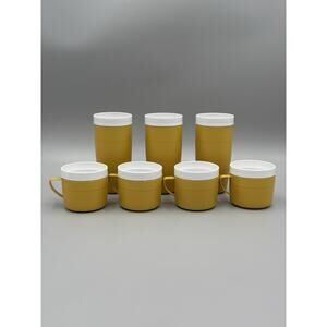 Vintage Olympian Therm-O-Ware Cups Lot Of 7
